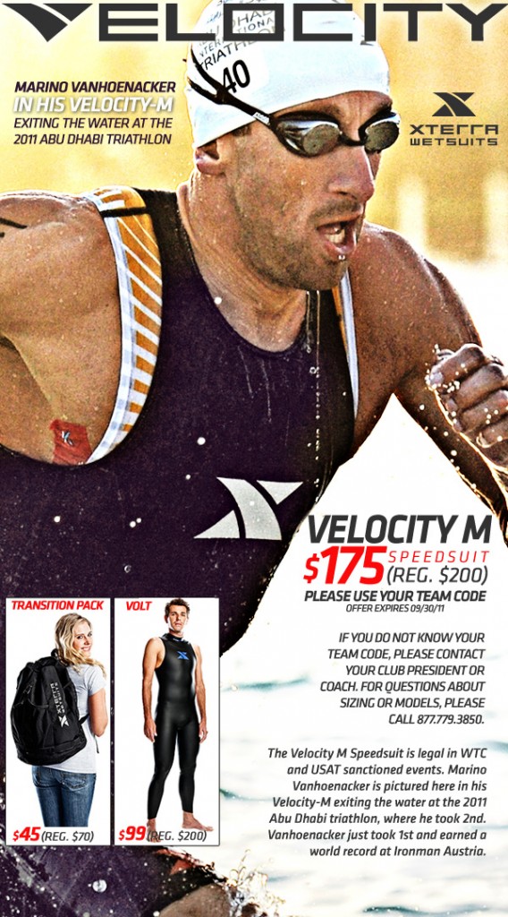 Xterra, Velocity