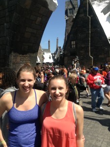 Maisey and Jillian in Harry Potter Land!  "The Best Day Ever!!!"  (ya, they're still little kids!)