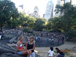 Maisey and Jo... in Central Park...
