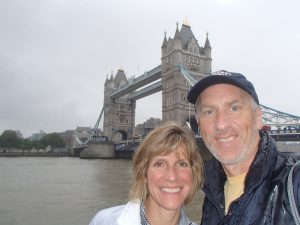 At the Tower Bridge...