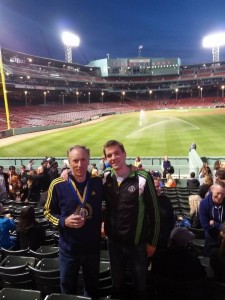 Fun at Fenway, after the race!