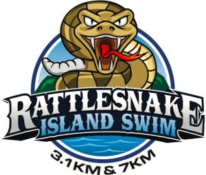 Rattlesnake Island swim logo