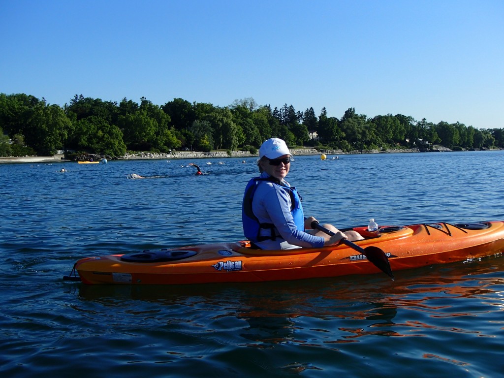 Celine, becoming one of our regular kayakers!