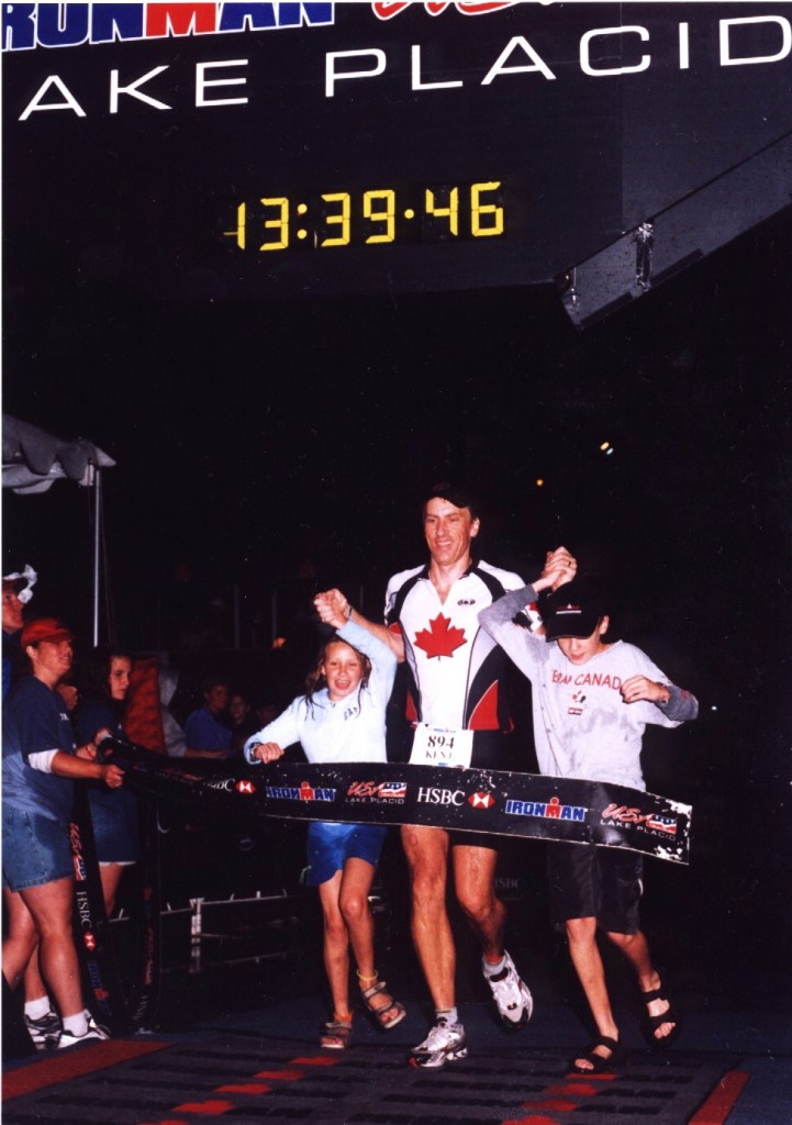 One of my all time favorite race pics... Maisey, me and Dylan... IMLP 2003!